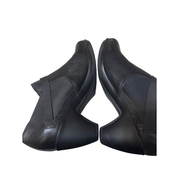 Merrell Womens 8.5 Black Leather‎ & Elastic Heeled Shoes Size 8.5 - Picture 7 of 8